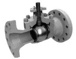 Wedge top entry ball